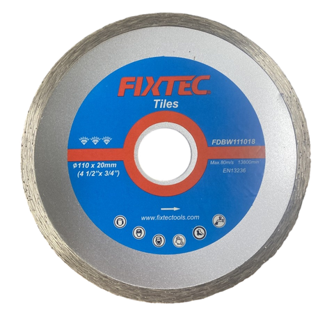 Continuous Rim Tiles Diamond Cutting Blade 4.5" x 3/4" (FDBW111018)