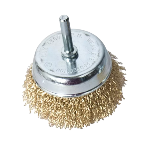 3" Steel Wire Brush End Brush with Shank (FWB075E)
