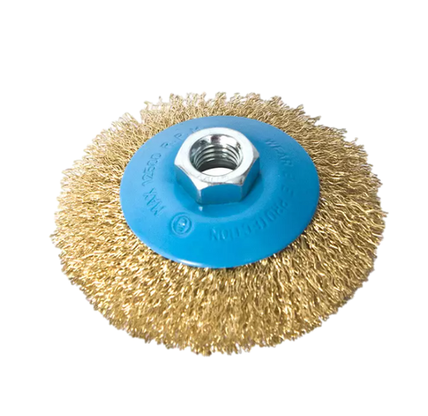 4" Industrial Crimped Wire Bevel Brush (FWB58100C)