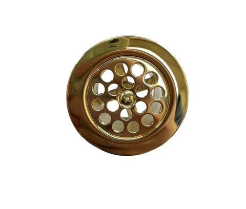 2" Metal Shower Drain-Gold Finish