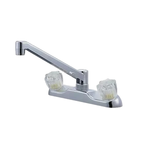 Satin Nickel Euro-Styled Round Base Kitchen Faucet (AK-220RN)