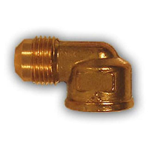 Midland Metal Brass Fitting 3/8" FLX x 3/4" FPT 90° Female Elbow
