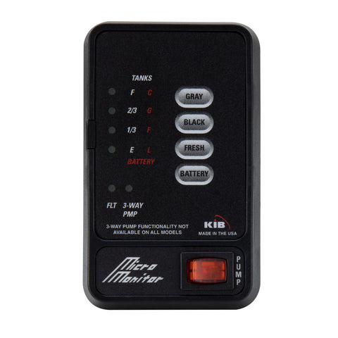 Monitor Panel W/Pump Switch Black (M21VB-OS) ***