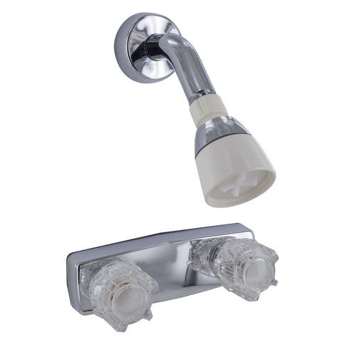Shower Head Kit W/Clear Acrylic Handles Chrome (PF213344)