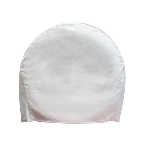 33"-35" White Single Axle Tire Cover