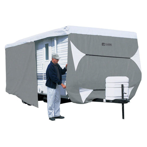 Over Drive PolyPRO3 Deluxe Travel Trailer Cover or Toy Hauler Cover Fits 30’-33’ RVs (73663)