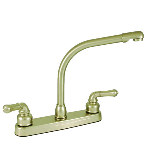 8" Hi Rise Kitchen Faucet W/Teapot Lever Handles (U-YNN800RSN-E)