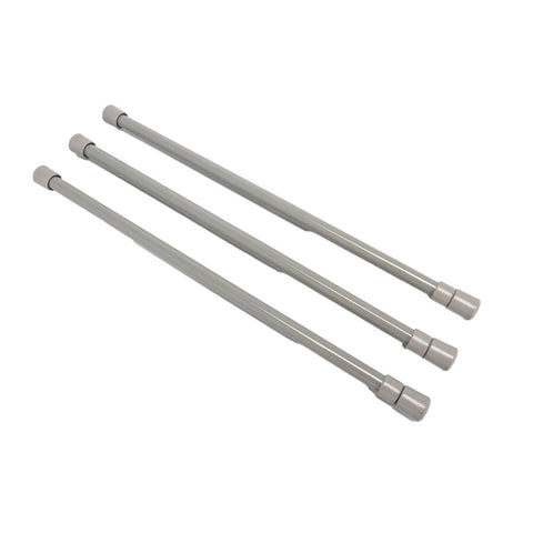Refrigerator Bars 16-28" Gray 3 Pack (44055)