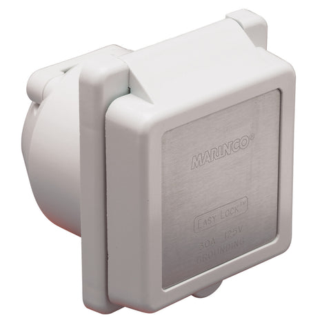 Marinco 30Amp Inlet Easy Lock