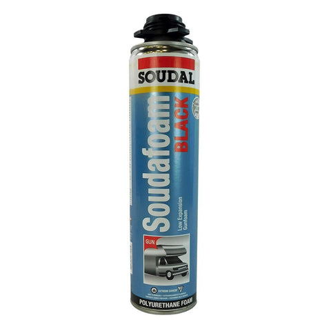 Soudafoam Low Expansion Foam, 24oz. Black (New Surplus)