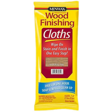 Wood Finishing Cloths Natural Oak 8 Piece (CN30820000)