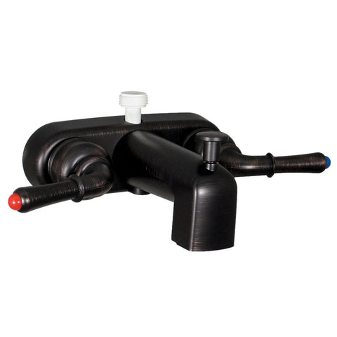 4" Tub/Shower Diverter Rubbed Bronze W/Teacup Handles (R4784-I)