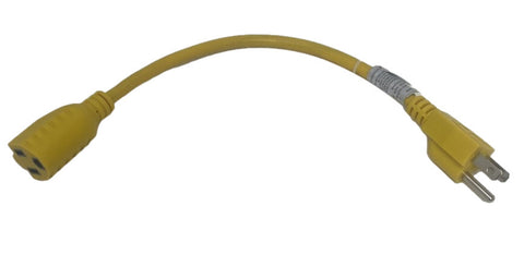 (06-PT6516D) 12" Outlet Extended Power Cord