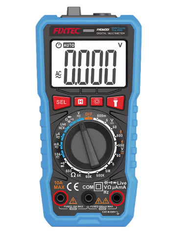 Digital Multimeter Electrical Tester AC/DC AMP Voltage Tester Meter W/Backlight Function (FHDM001)