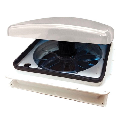 Hengs Deluxe Zephyr Hi-Performance Powered Roof Vent - White (SV1113-G4)