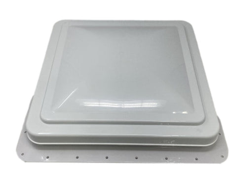 RV Powered Roof Vent with 1.5" Garnish Ring - VK100M