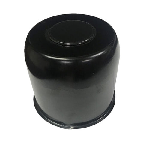 8 Lug Black Center Cap w/Removable Top (90156B)