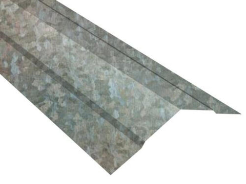 10' Barn Metal Ridge Cap #2 - Galvanized
