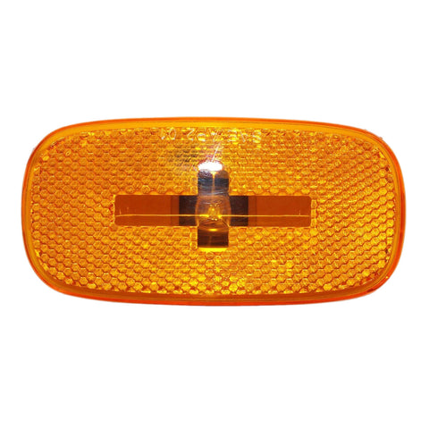 2" x 4" Incandescent Marker Amber/Black Base J-626-AB