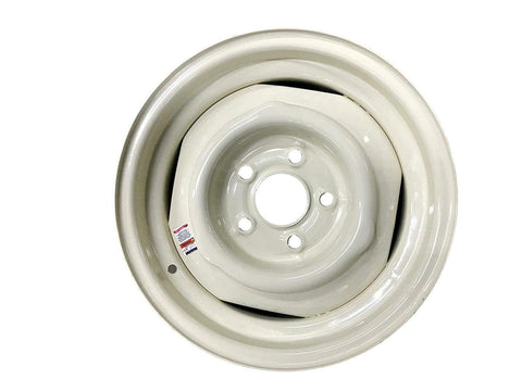 Dexstar Retro 14"x 5.5 Conventional Wheel  5 on 4.5" Bolt - Cream 20329