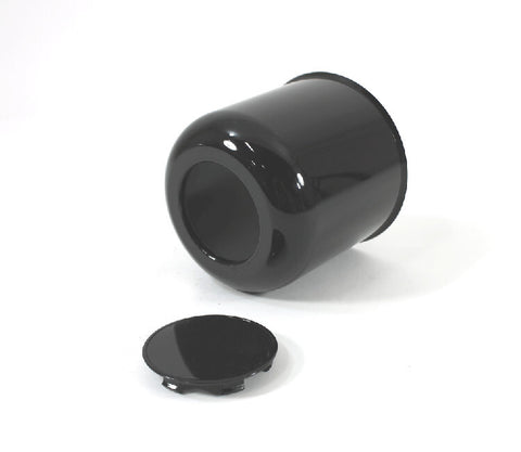 6 Lug  (Large) Matte Black Center Cap w/Removable Top (WA-425BP)