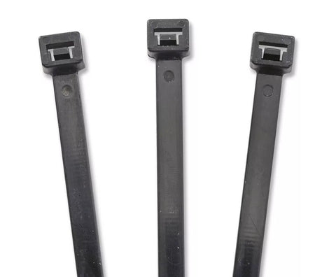 12" Cable Tie Black 20 Pack