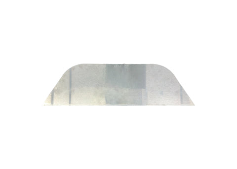 Smooth Steel Fender Back - Fits Steel Flat Top Fender 28"L x 8"W x 10"H