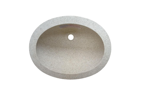 Sandstone Undermount Lavatory Sink 16" x 14"