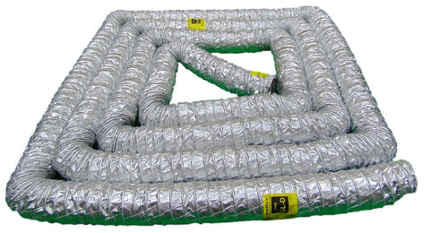 7 Pcs 2″ x 25′ Metalized Flexible RV Heat A/C Duct SLD 175' Total