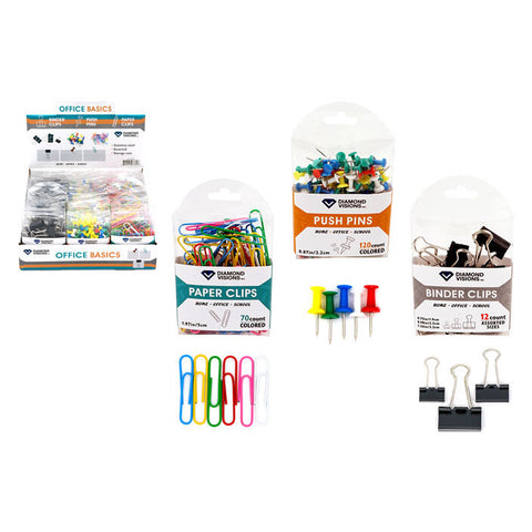 Office Basics Assortment (Clips & Pins) (01-3760)