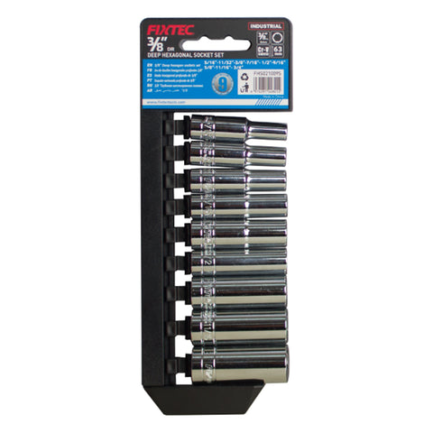 9pcs 3/8" Drive Deep Socket SAE (FHS021009S)