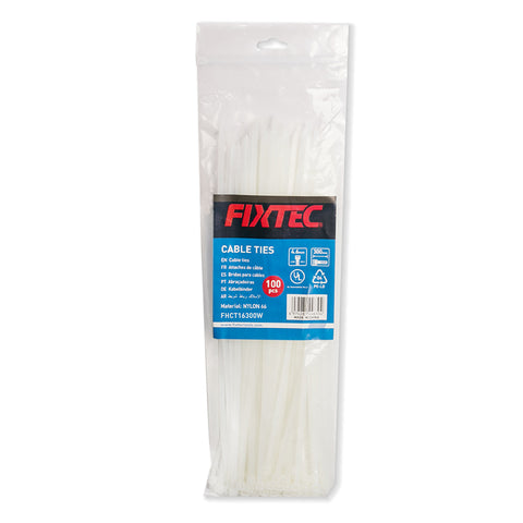 8" Cable Tie (White) 100Pc  (FHCT36200W)