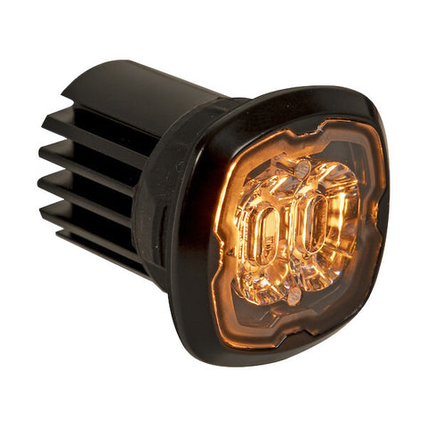LED 1.5" Snap In Flush Mount Strobe Light Amber (8892410)