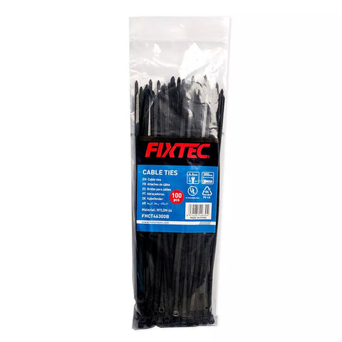 9" Cable Tie (Black) 100Pc  (FHCT46250B)