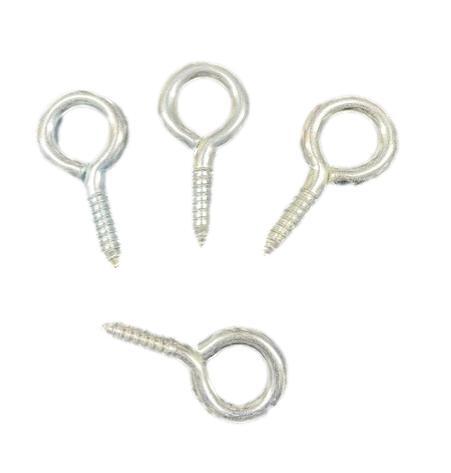 3/8" x 2-1/2" Eye Hook Screw Pack of 4