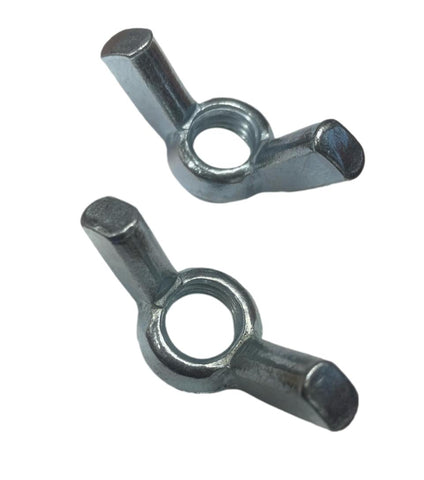 1/2"-13 Zinc Plated Wing Nut (2 Pack)