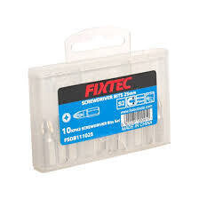 10PCS PH2 Anti-Slip Magnetic Positioning Screwdriver Bits Set with Plastic Transparency Box (FSDB111050)