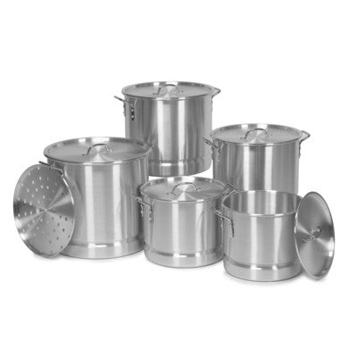 GasOne Aluminum Steamer Pot Set 20, 24, 32, 40 & 52 QT (AST-1200) * Discontinued *