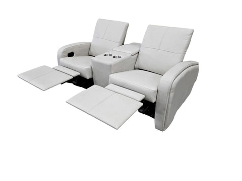Raedon Home Theater Couch 68" Great Lakes Birch w/Sunguard Beige Thread (#14) (W/DAMAGE)