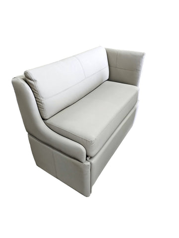 Raedon Straight Back Face to Face Dinette Set- Stucco Cocoon- Sunguard Beige Thread (#10)