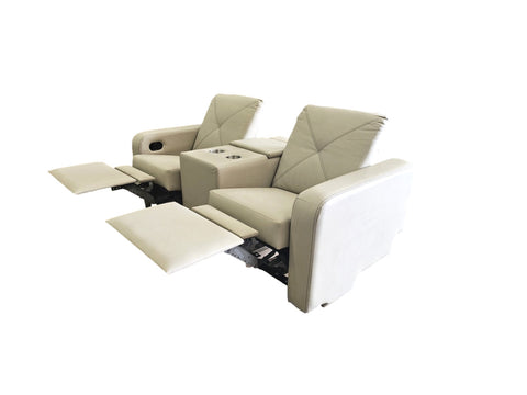 Raedon Home Theater Couch 74" Montage Alpaca- T270 DK Gray Thread(#24)
