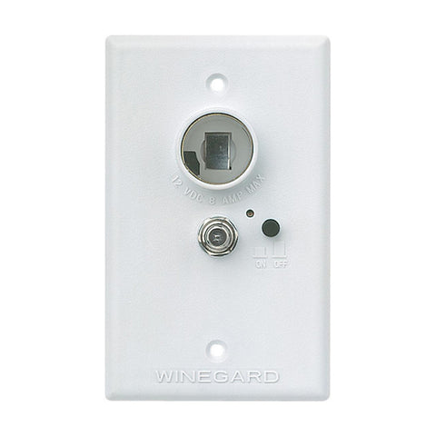 Winegard RV-7042 White Wall Plate Power Supply
