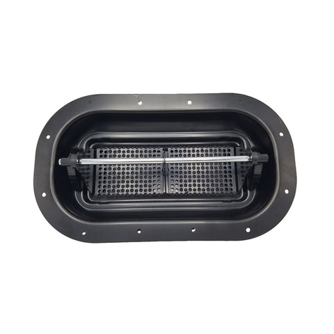 High Profile Popup Vent Steel Black 13 1/8" L x 7 3/4" W