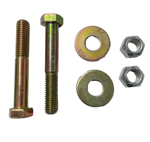 1/2-13 x 3-1/8" Long Yellow Zinc Hex Bolt (Washer and Nut Included)
