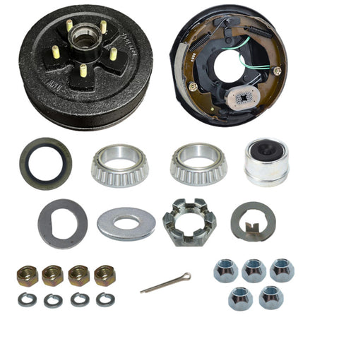3500# Brake Drum 5-5 & 10" x 2 1/4" Brake Assembly (Kit) - RH