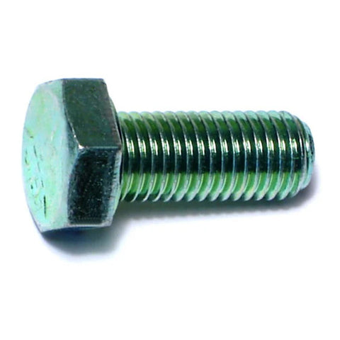 5/16"-24 x 3/4" Green Rinsed Zinc Hex Cap Screws (1 lb Bag) (06171)