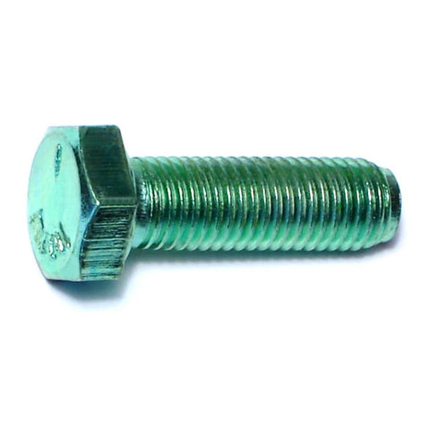 5/16"-24 x 1" Green Rinsed Zinc Hex Cap Screws (1 lb Bag) (06172)