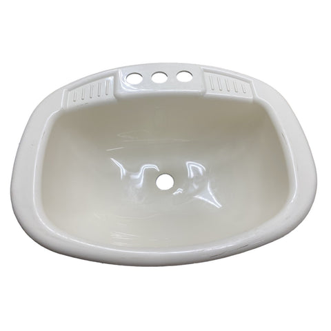 16" x 20" Plastic Sink W/ 3 Holes
