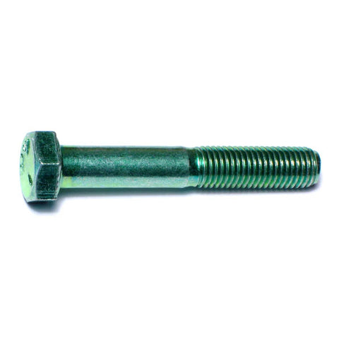 5/16"-24 x 2" Green Rinsed Zinc Hex Cap Screws (1 lb Bag) (06174)