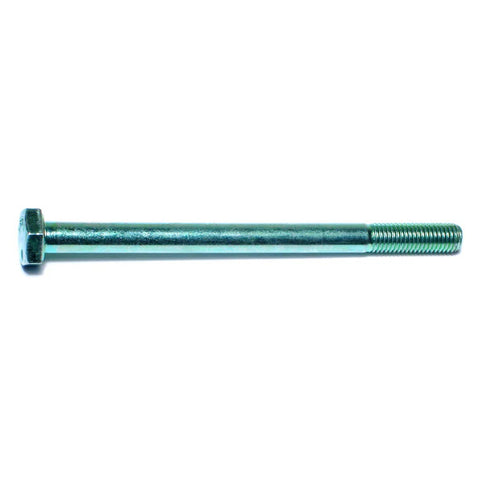1/4"-28 x 3-1/2"L Green Rinsed Zinc Hex Cap Screws (1 lb Bag) (06169)